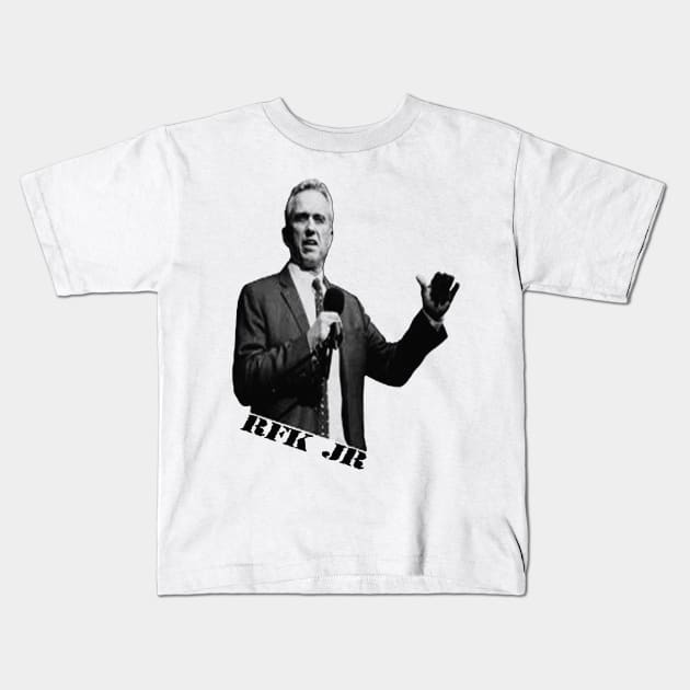 retro rfk jr. Kids T-Shirt by rika marleni